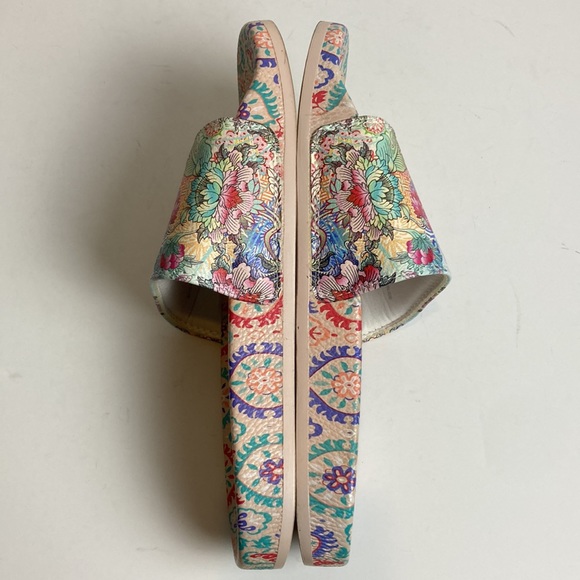 Johnny Was Pearce Wave Pool Slide Sandal  Size 10 - Picture 16 of 16